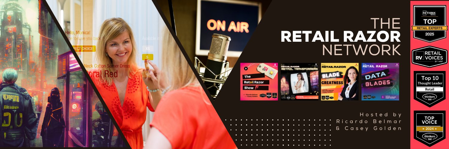 Follow RetailRazor🏷 on Bluesky banner