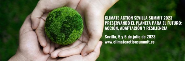 Climate Action Sevilla Summit 2023 Profile Banner
