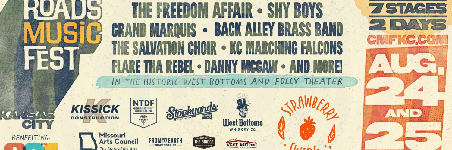KKFI Crossroads Music Fest banner