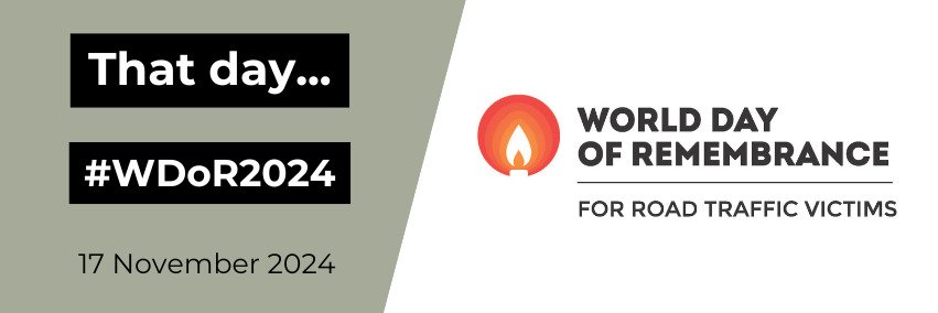 World Day of Remembrance for Road Traffic Victims© banner