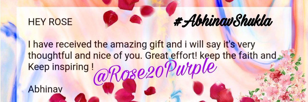Purple Rose #AbhiArmy banner