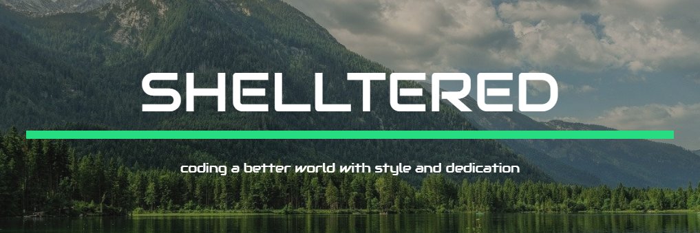 shelltered banner