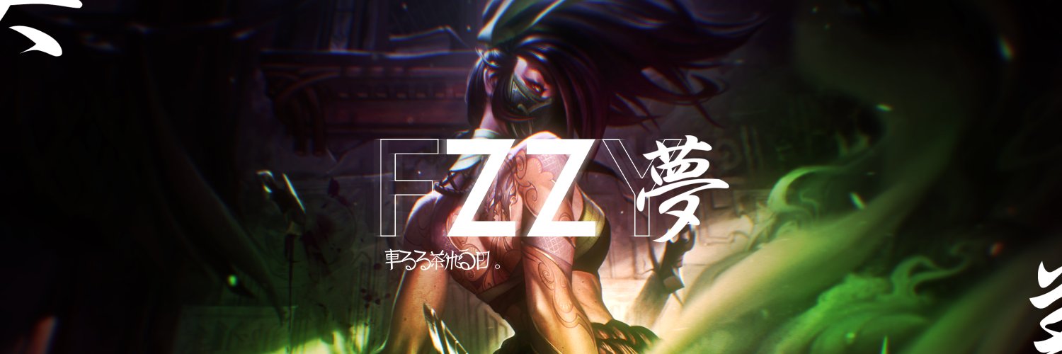 Twitter banner for @Fzzy21