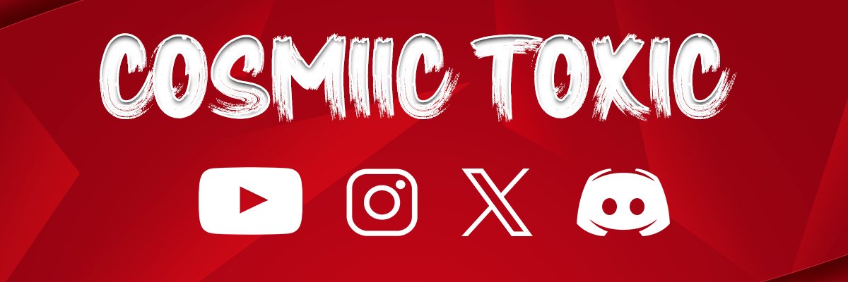 CosmiicToxic's profile banner image