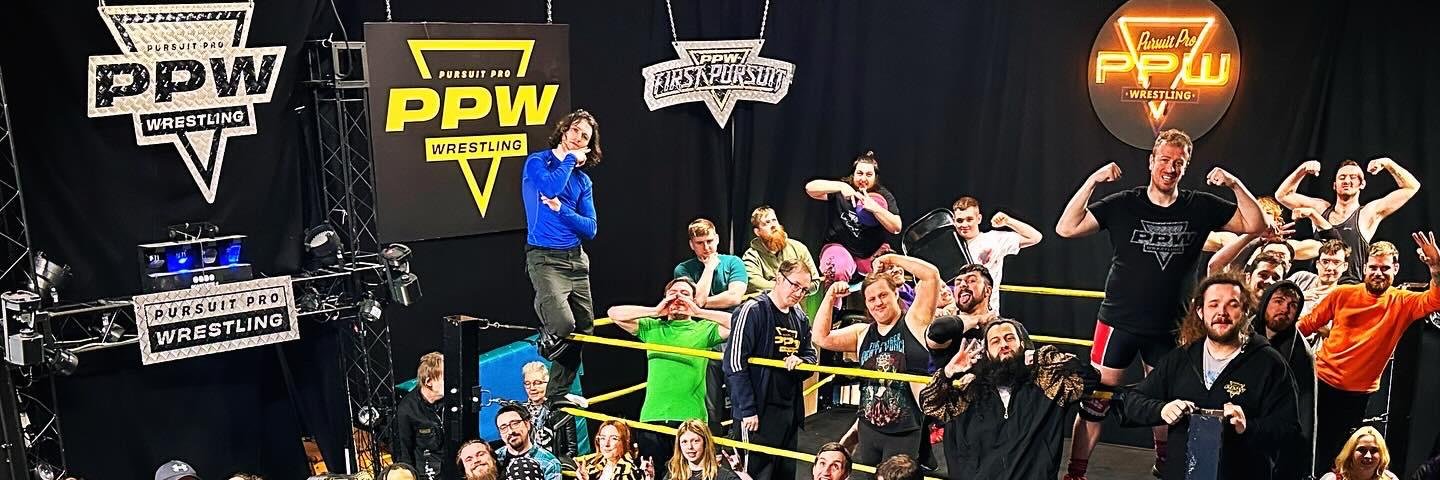 Pursuit Pro Wrestling's banner