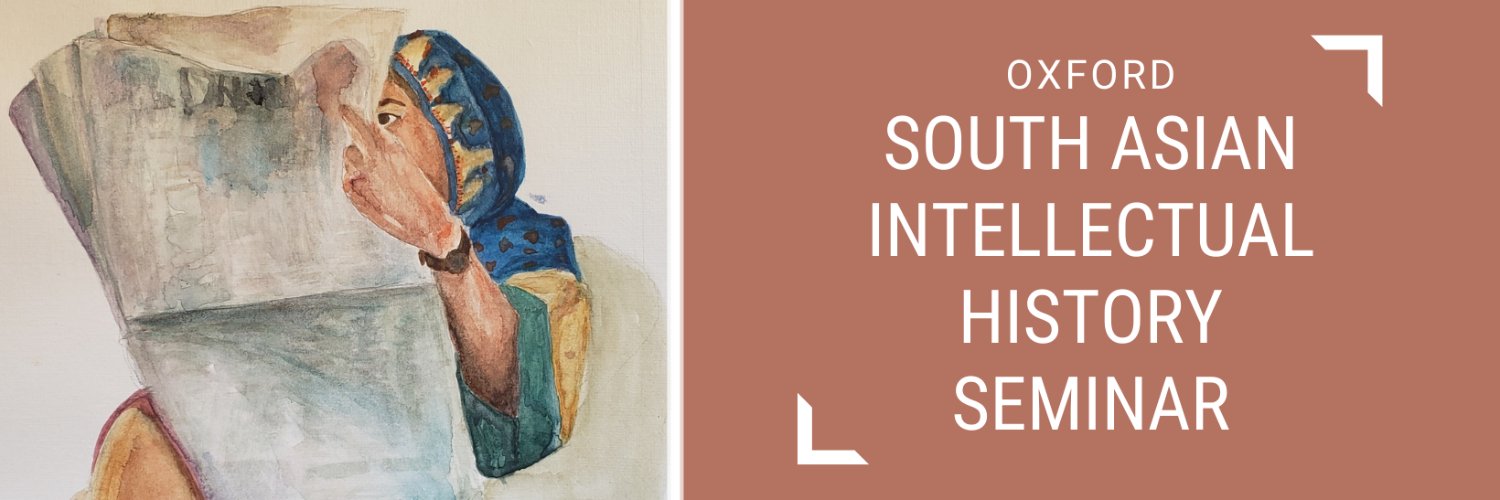 Oxford South Asian Intellectual History Seminar's banner