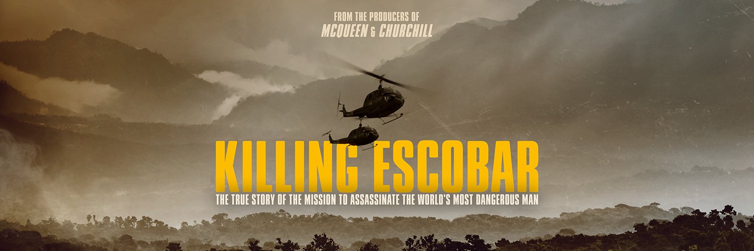 Killing Escobar // OUT NOW banner