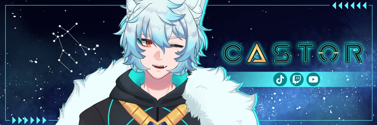 Castor Uchuugitsune | 💎🌌 Vtuber banner