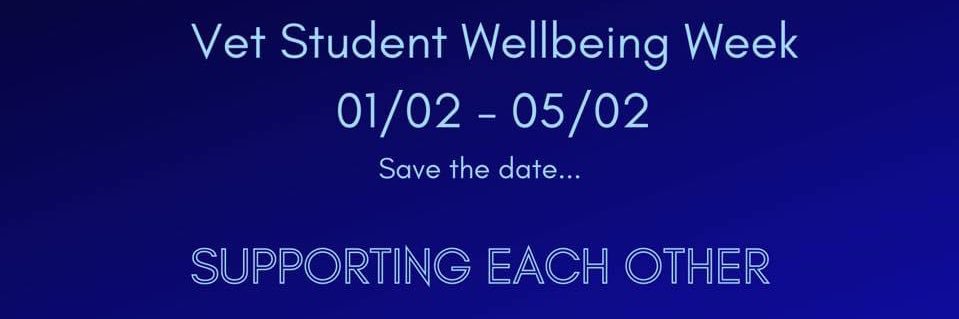 Vet Student Wellbeing Week banner