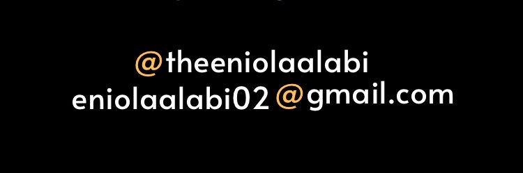 ENIOLA ALABI banner