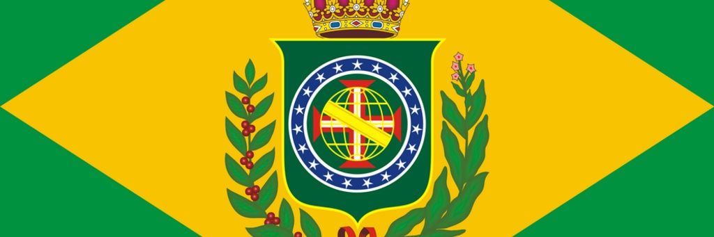 Kaiser Peter II von Brasilien banner