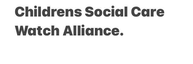 Childrens Social Care Watch Alliance banner