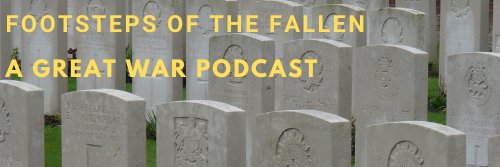 Footsteps of the fallen podcast banner