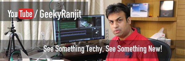 geekyranjit Profile Banner