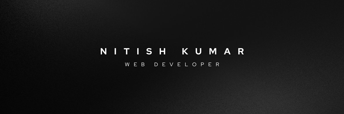 Nitish Sharma banner