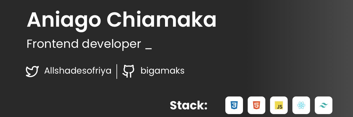Big Amaks❤️👸 || Frontend developer 👩🏽‍💻 banner