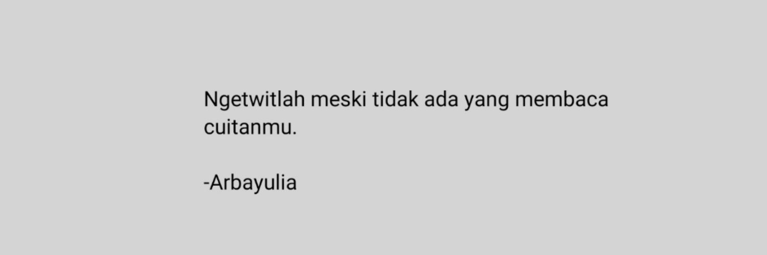 Arbayulia's profile banner image