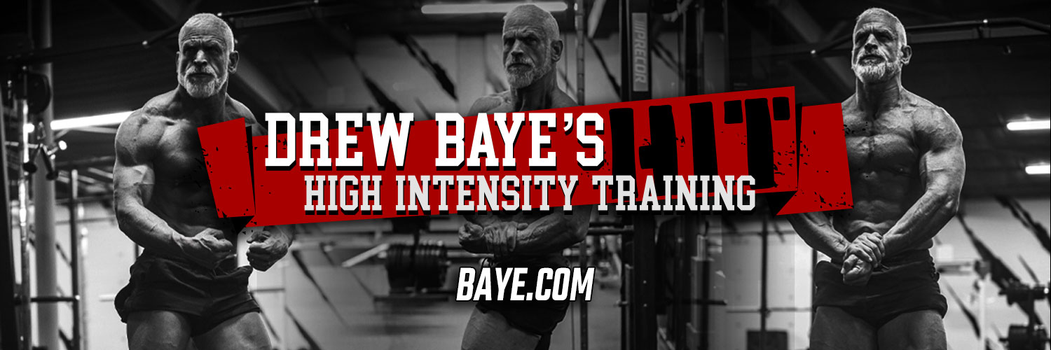 Drew Baye High Intensity Training banner