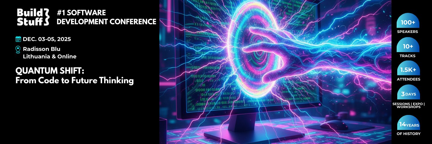 Build Stuff | Software Development Conference banner