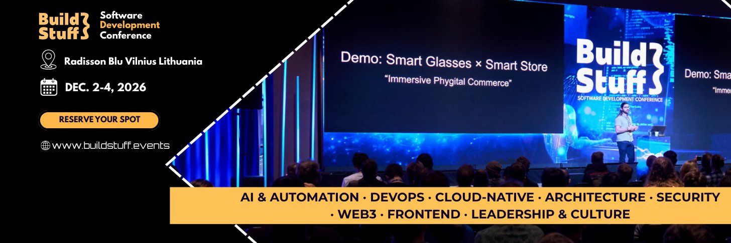 Build Stuff | Software Development Conference banner
