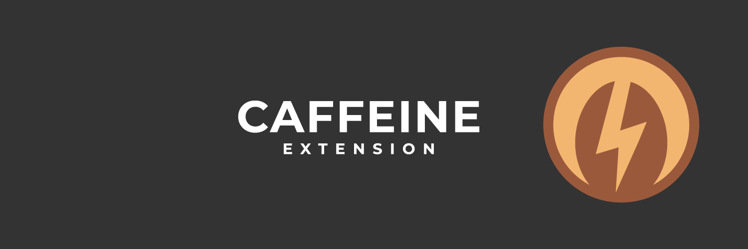 Caffeine banner