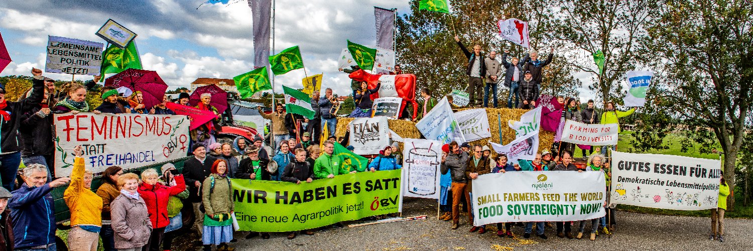 ÖBV-Via Campesina Austria banner