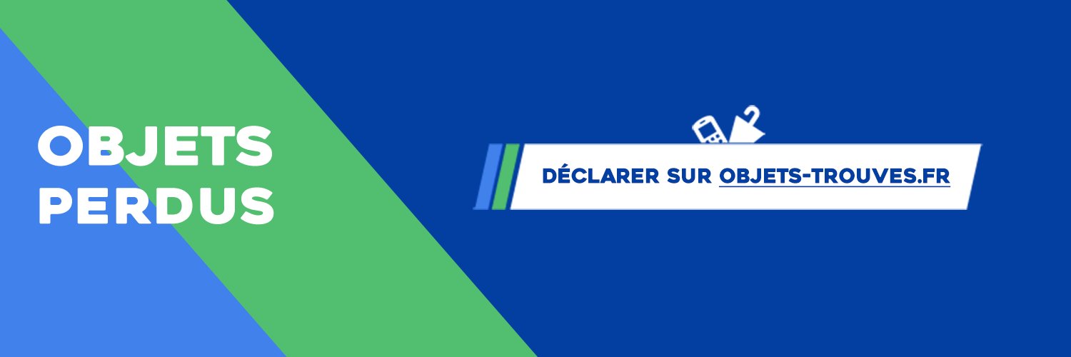 Liste d'objets perdus - Signaler un objet perdu banner