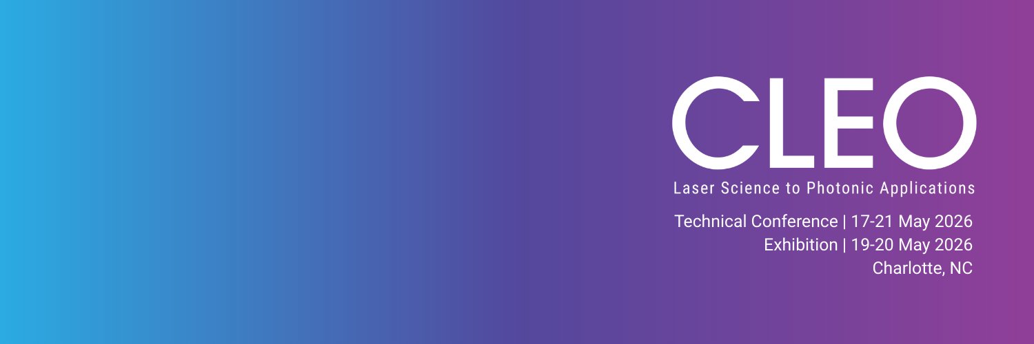 CLEO Conference banner