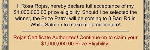 PCH PRIZE PATROL AGENT Profile Banner