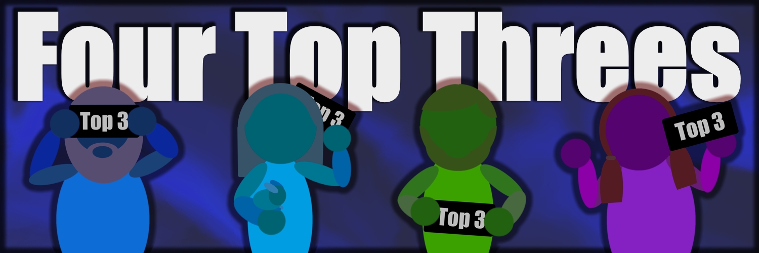 Four Top Threes Podcast banner