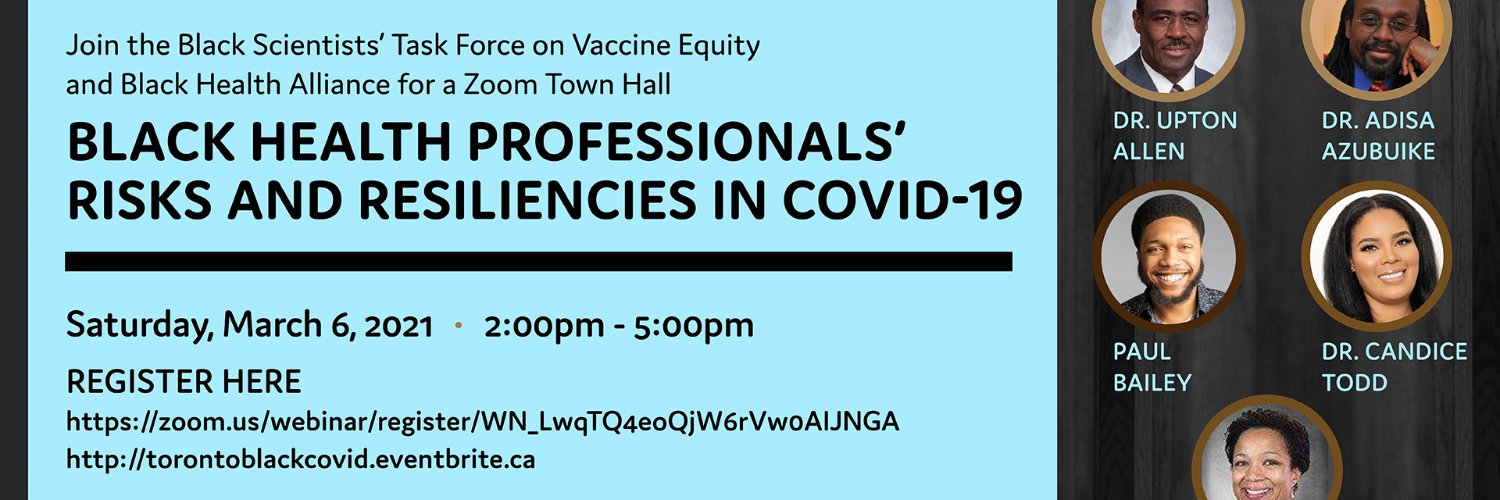 Black Scientists’ Task Force on Vaccine Equity banner
