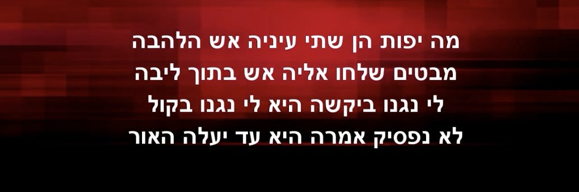 Michael Tzdaka💛💙 banner