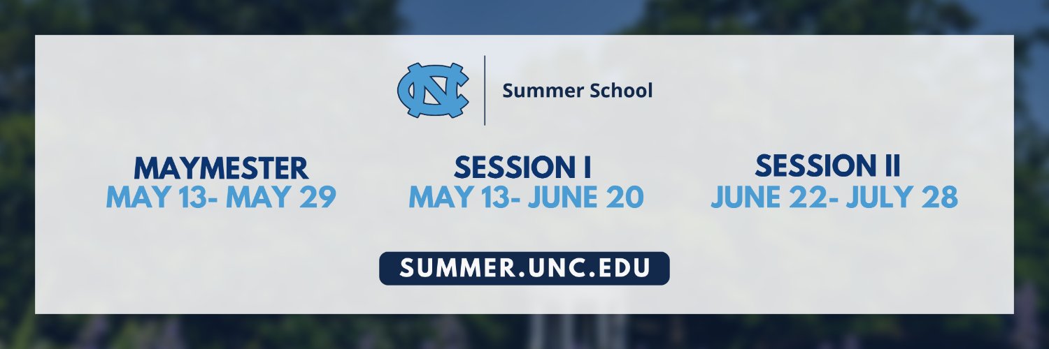 UNC Summer School banner
