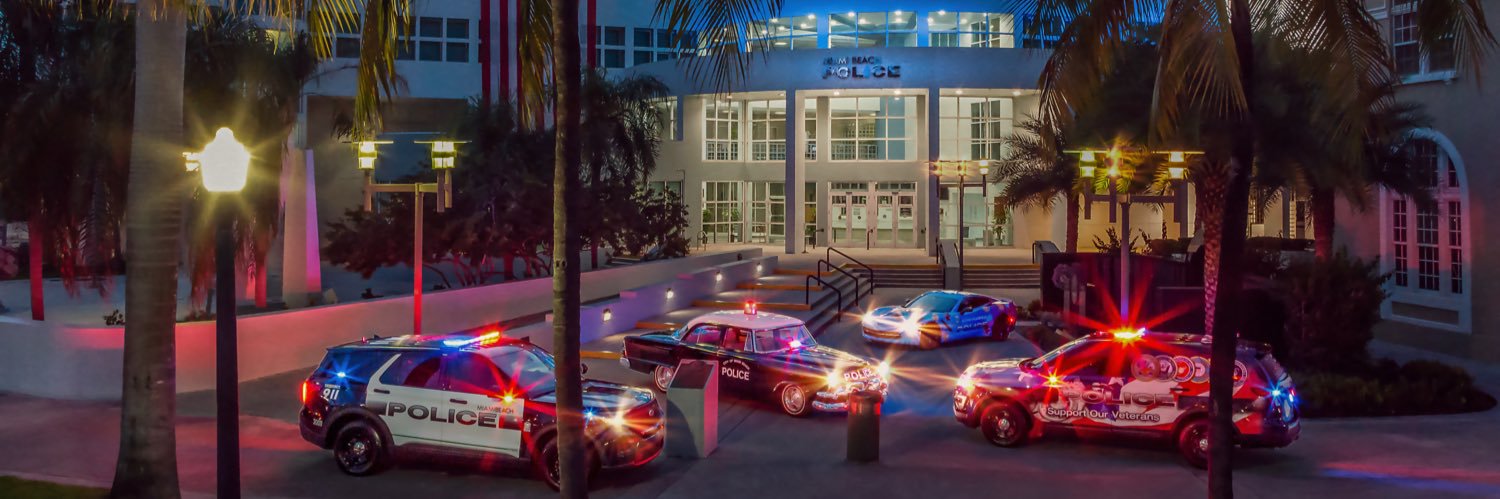 Miami Beach Police's banner