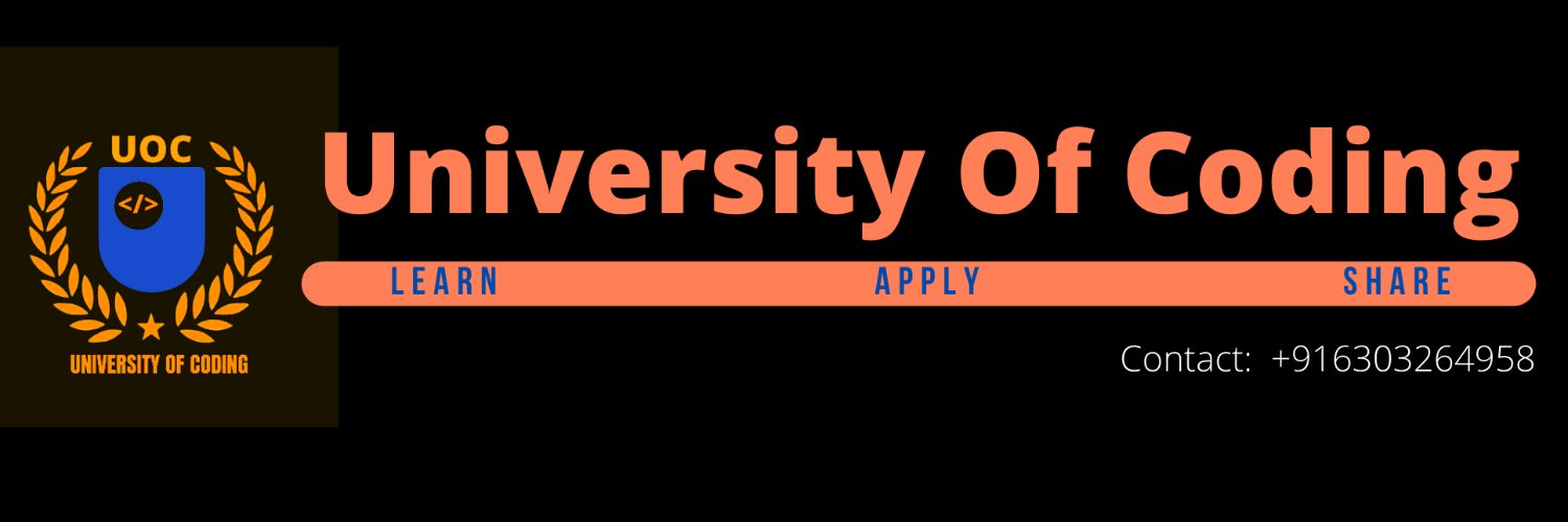 University Of Coding banner
