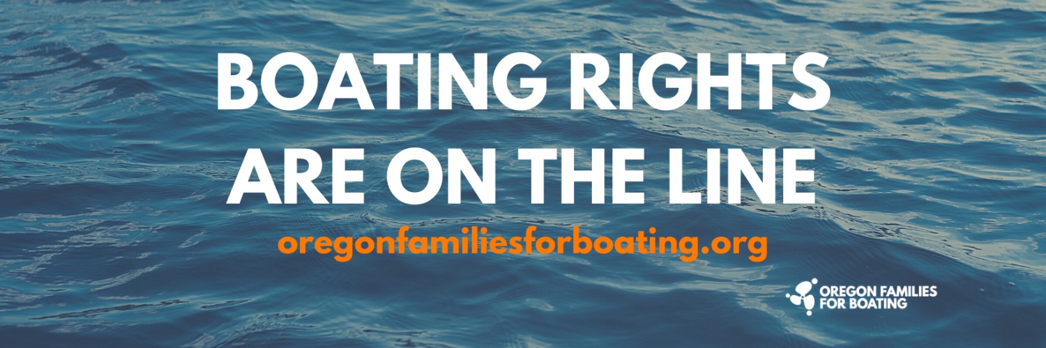 Oregon Families for Boating banner