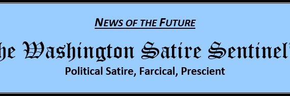 The Washington Satire Sentinel's banner