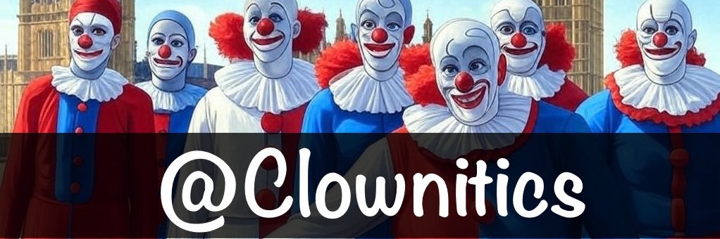 Clownitics ❤️💙🤡💙❤️'s banner