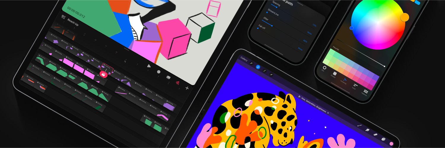Procreate's banner