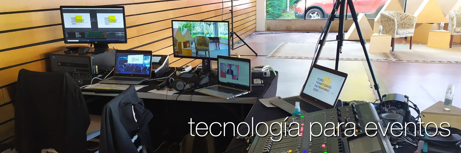 AT Tecnología para eventos banner