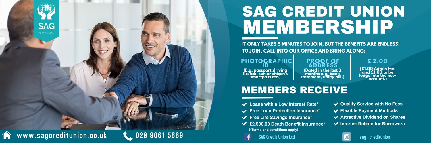 SAG Credit Union Ltd banner