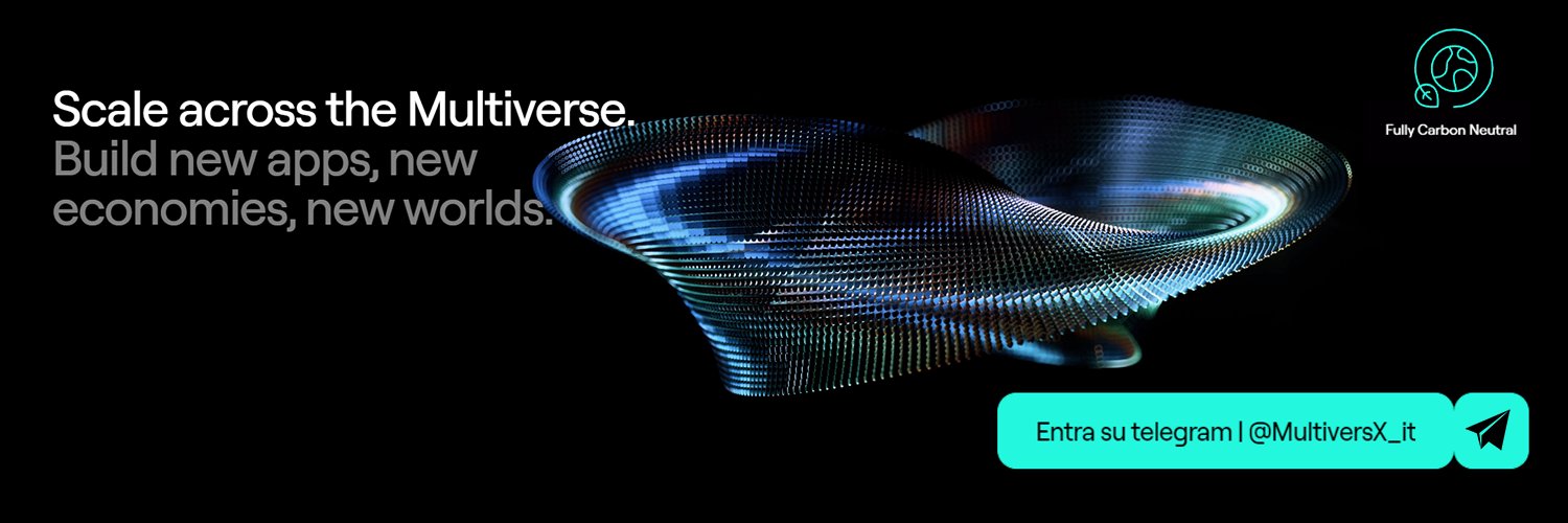 MultiversX - Italia 🇮🇹 banner