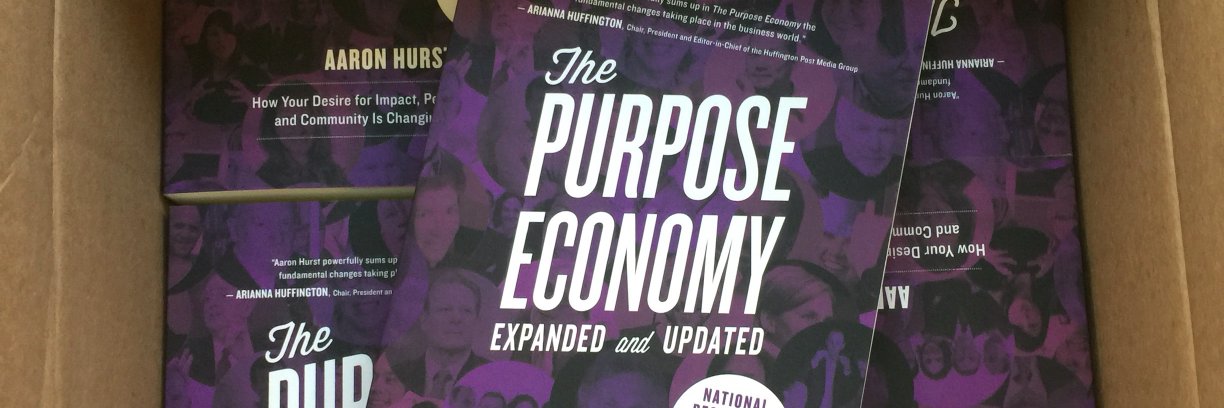 The Purpose Economy banner