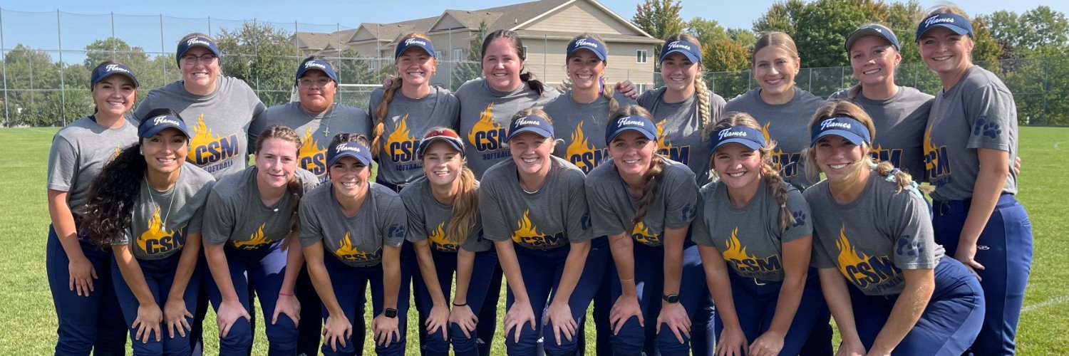 CSM Softball's banner