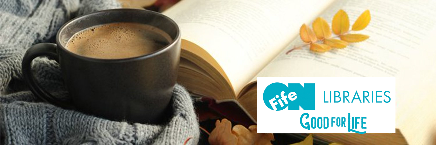 On at Fife Libraries banner