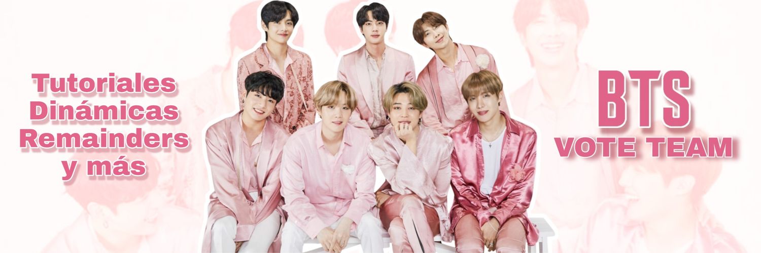 BTS VOTE TEAM banner