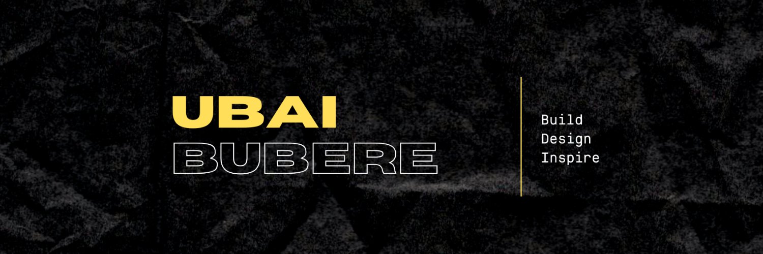 BubereUbai's profile banner image