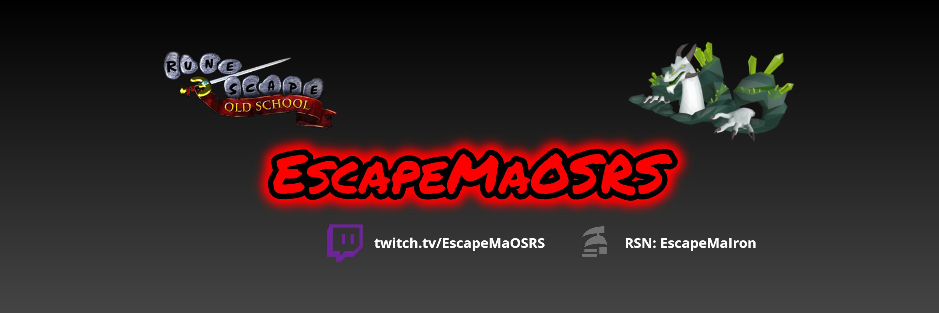 EscapeMaOSRS's profile banner image