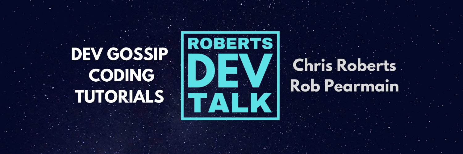 Roberts Dev Talk banner