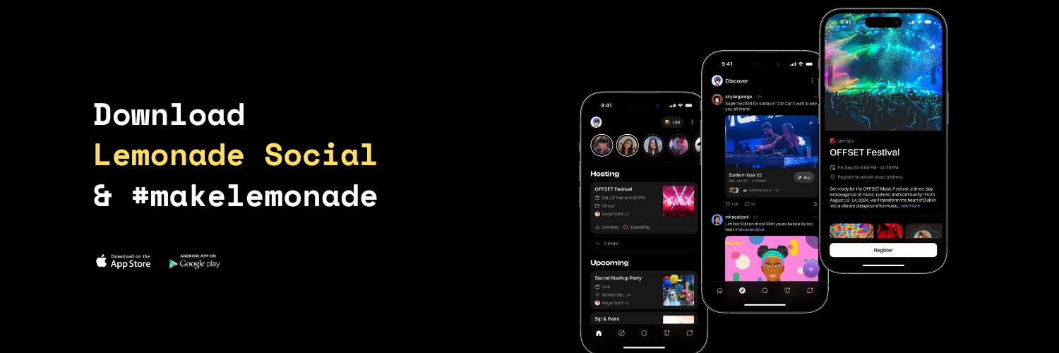 Lemonade's banner